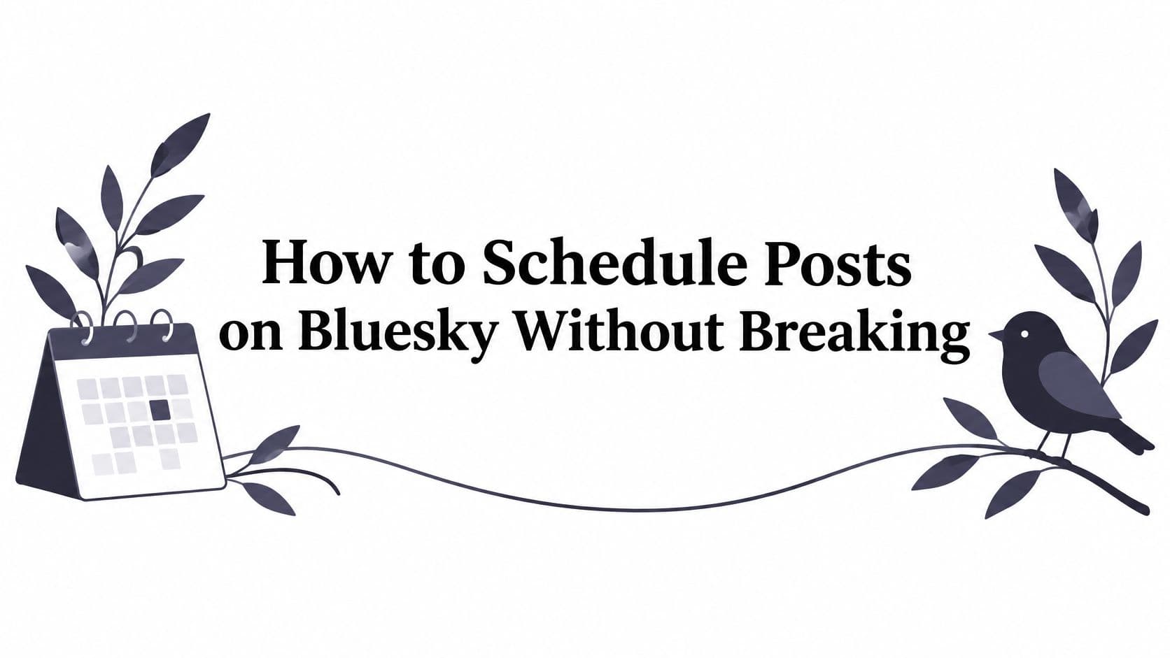 How to Schedule Posts on Bluesky Without Breaking