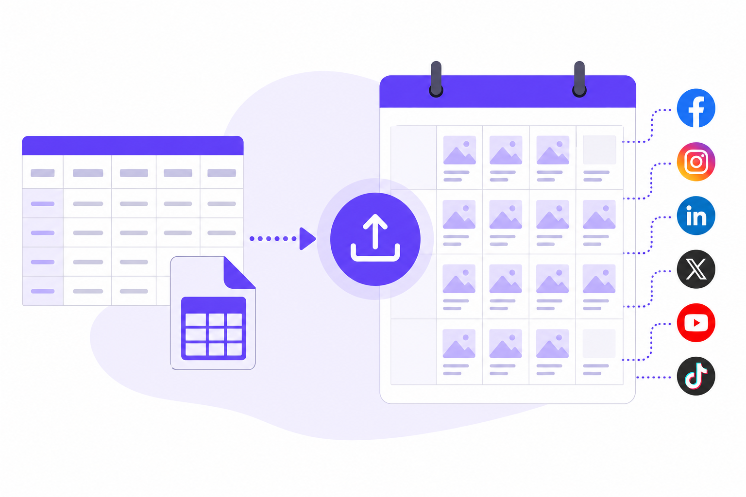 How to Bulk Schedule a Month of Social Media Posts From a CSV (Step-by-Step Guide)