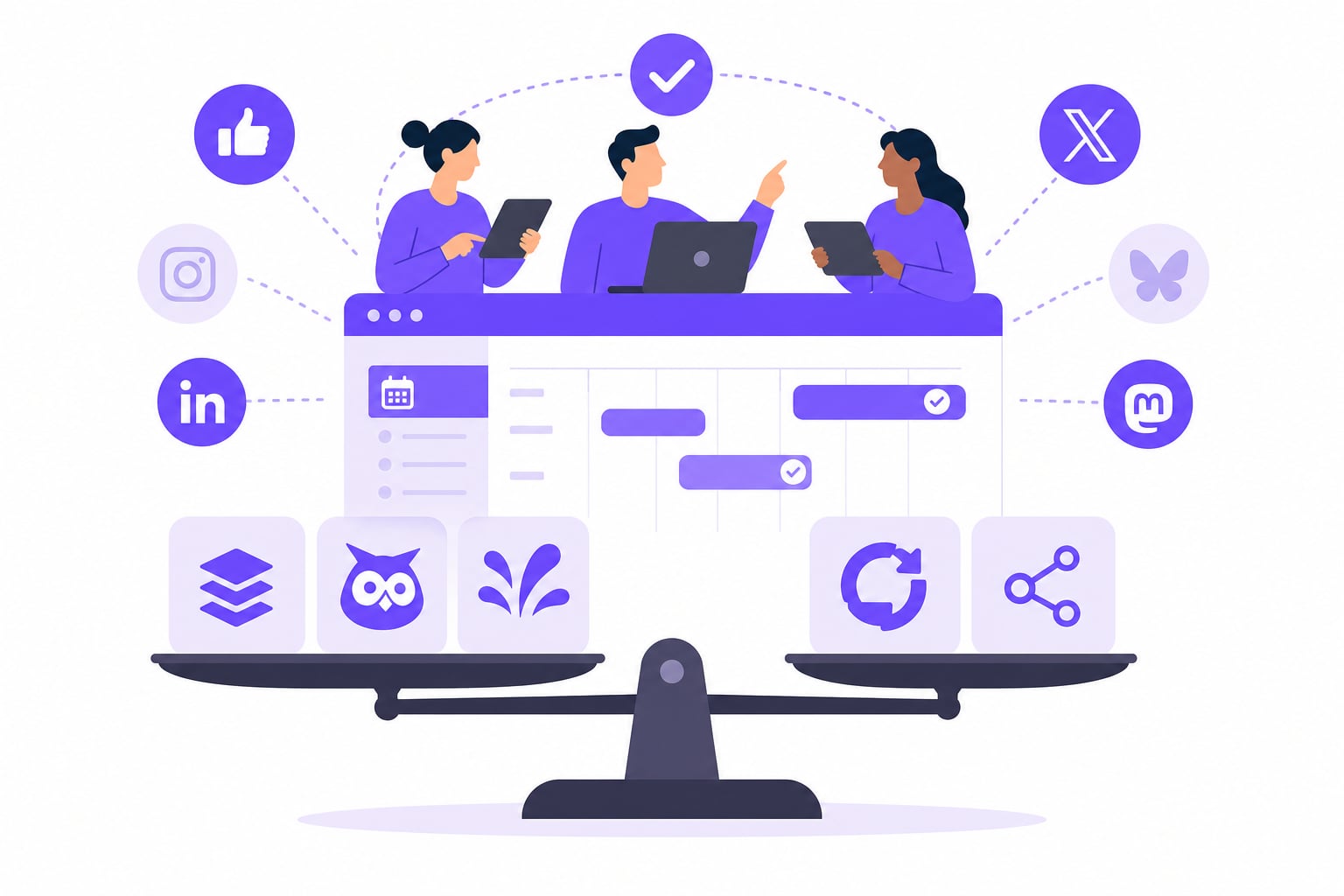 Social Media Publisher Tools Compared for Teams in 2026